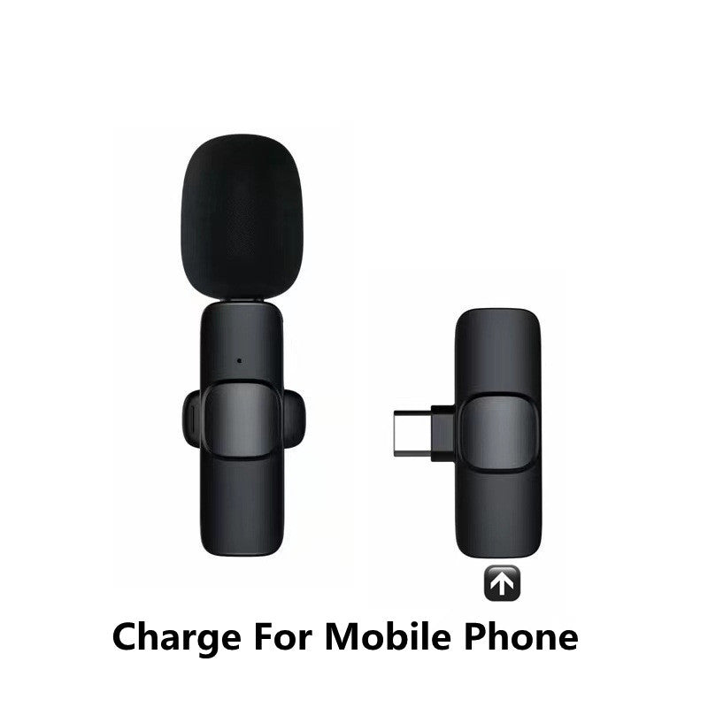 Kabelloses Lavalier-Mikrofon – Tragbares Mini-Mikrofon für Audio- und Videoaufnahmen