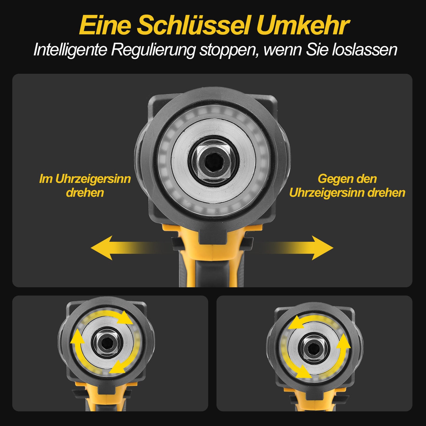 500N Original Pin Impact Wrench Bare Machine DE