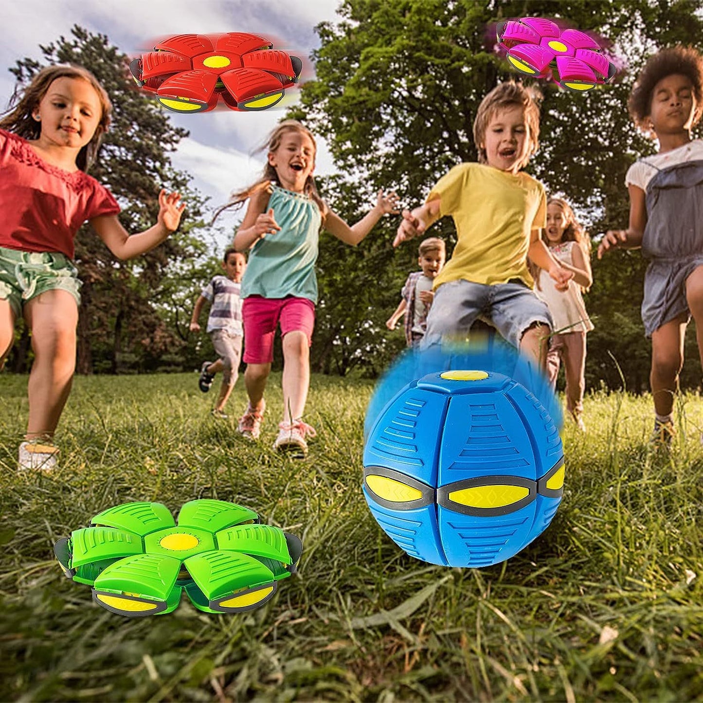 Fliegender UFO-Ball für Hunde – Spielzeug mit magischen Lichteffekten