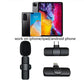 Kabelloses Lavalier-Mikrofon – Tragbares Mini-Mikrofon für Audio- und Videoaufnahmen
