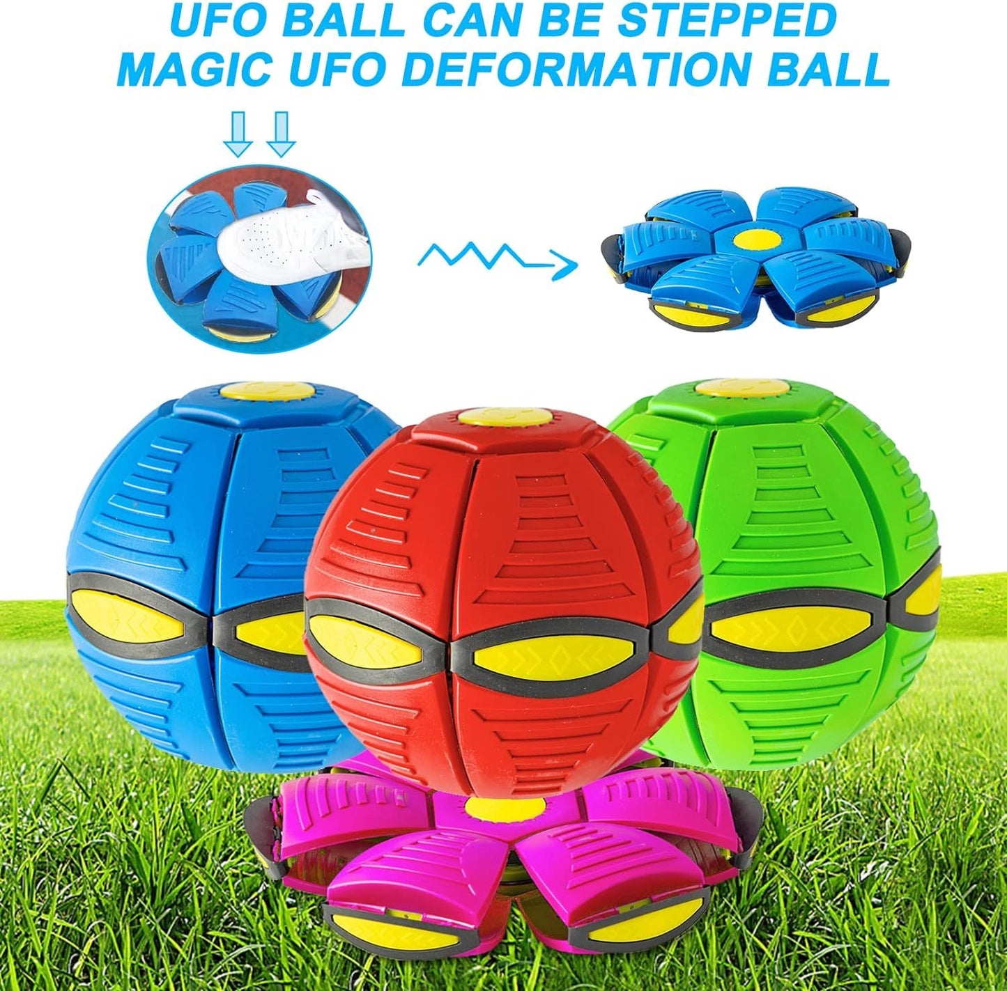 Fliegender UFO-Ball für Hunde – Spielzeug mit magischen Lichteffekten