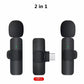 Kabelloses Lavalier-Mikrofon – Tragbares Mini-Mikrofon für Audio- und Videoaufnahmen