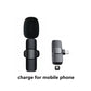 Kabelloses Lavalier-Mikrofon – Tragbares Mini-Mikrofon für Audio- und Videoaufnahmen