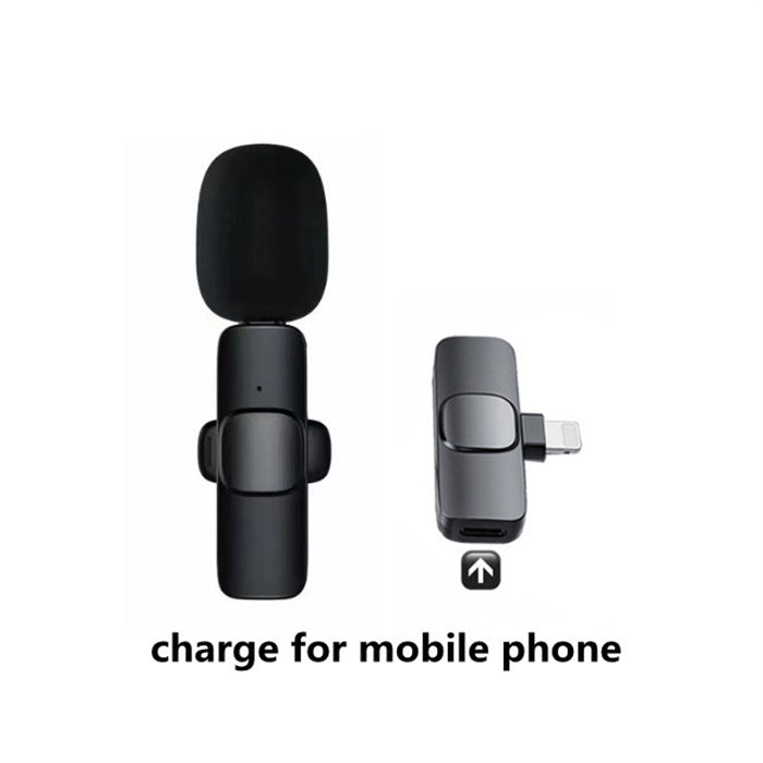 Kabelloses Lavalier-Mikrofon – Tragbares Mini-Mikrofon für Audio- und Videoaufnahmen