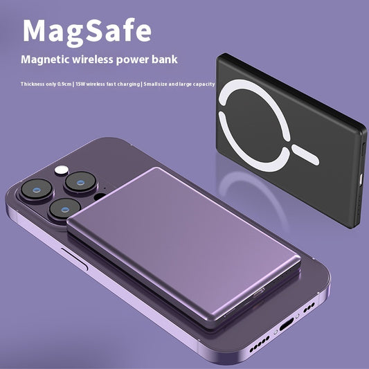 Ultra-dünne Magnetische Powerbank – Mini und Tragbar